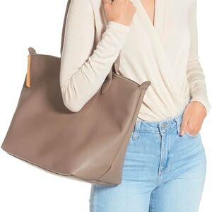 Longchamp Le Pliage Large City Tote - Tan / Beige